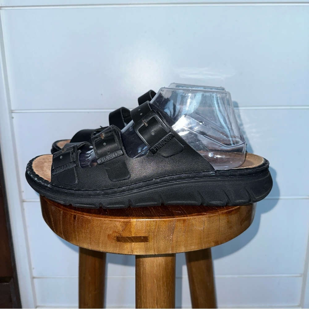 Finn Comfort Black Women's Barbados Sandals Size 41 - Picture 3 of 10